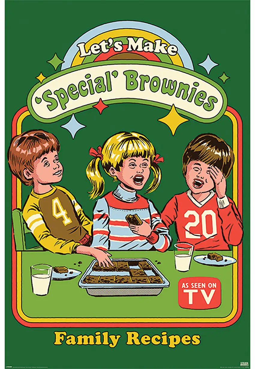 Steven Rhodes - Let's Make Special Brownies Maxi - Poster