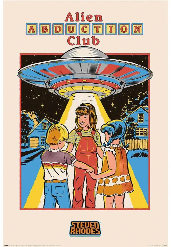 Steven Rhodes - Alien Abduction Club Maxi - Poster