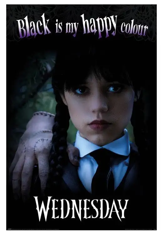 Wednesday Addams - Happy Colour Maxi - Poster