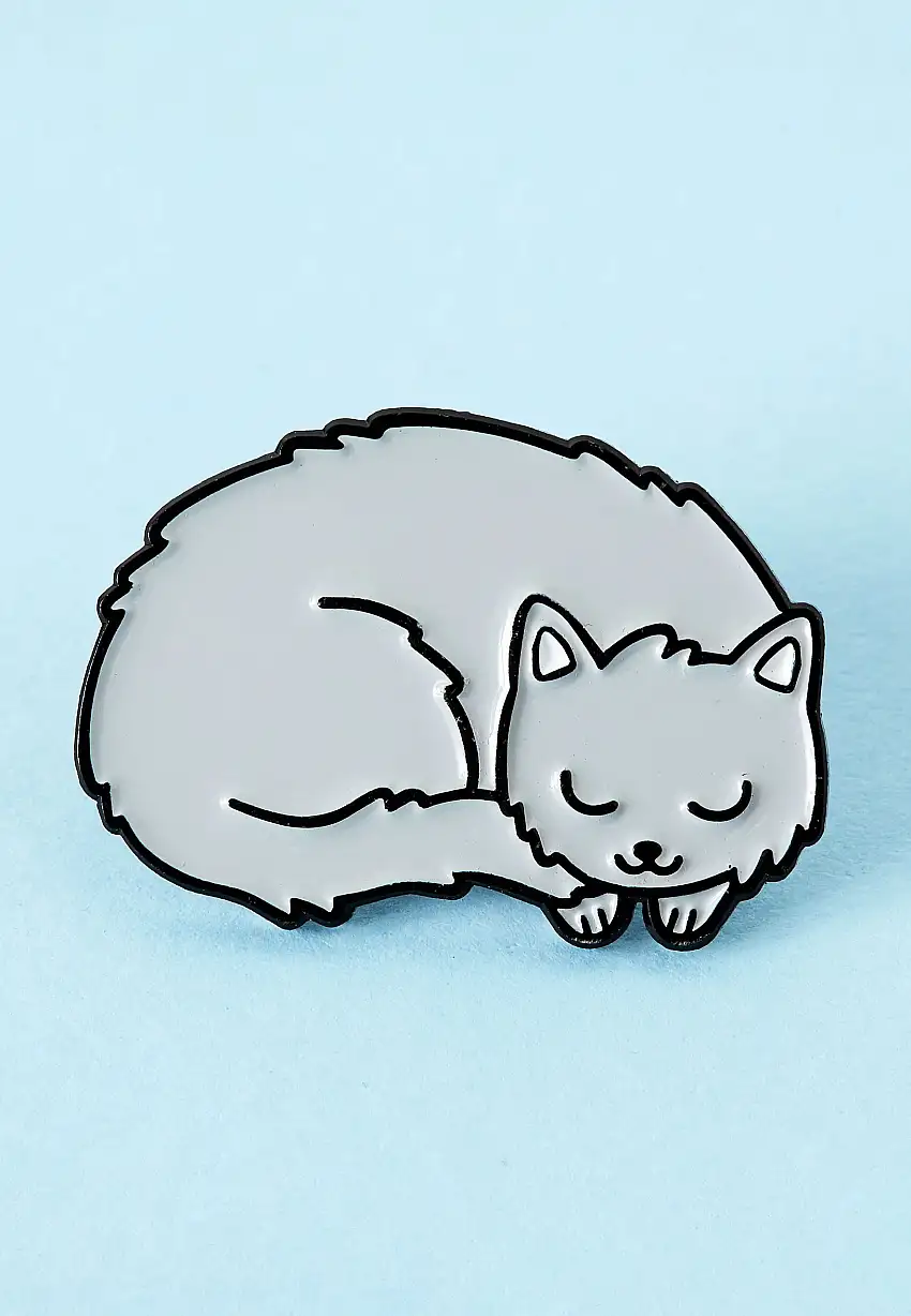 Punky Pins - Grey Kitty Soft - Pin