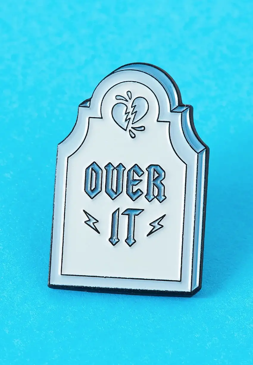 Punky Pins - Over It Blue - Pin