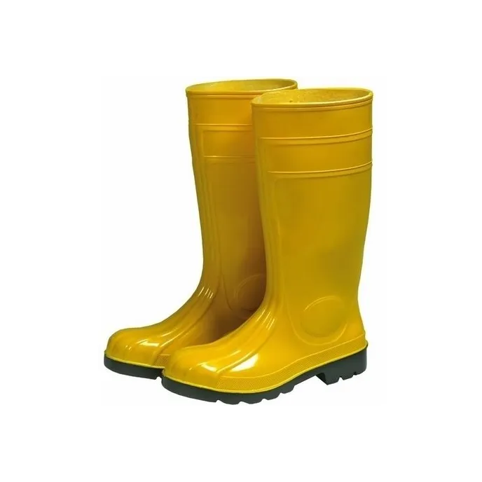 PVC - Stivale antinfortunistico - S5 Puntale + Lamina. Giallo.