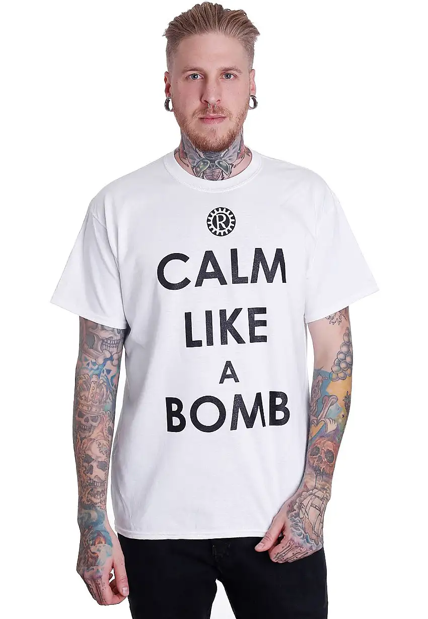 Rage Against The Machine - Calm Like A Bomb White - T-Shirt
