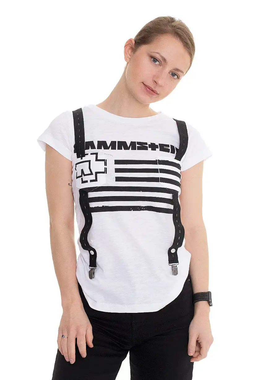 Rammstein - Suspender White - Girly