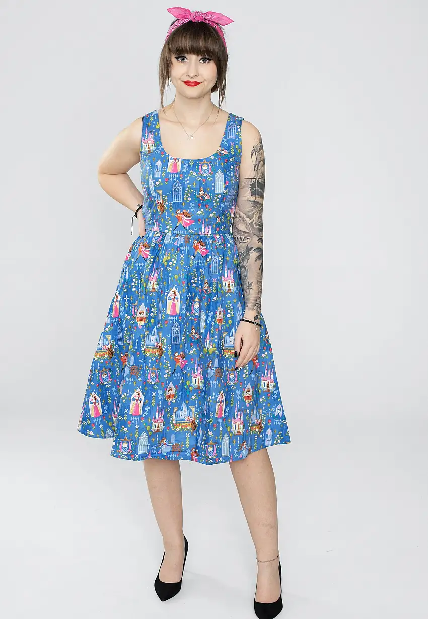 Retrolicious - Sleeping Beauty Blue - Vestito