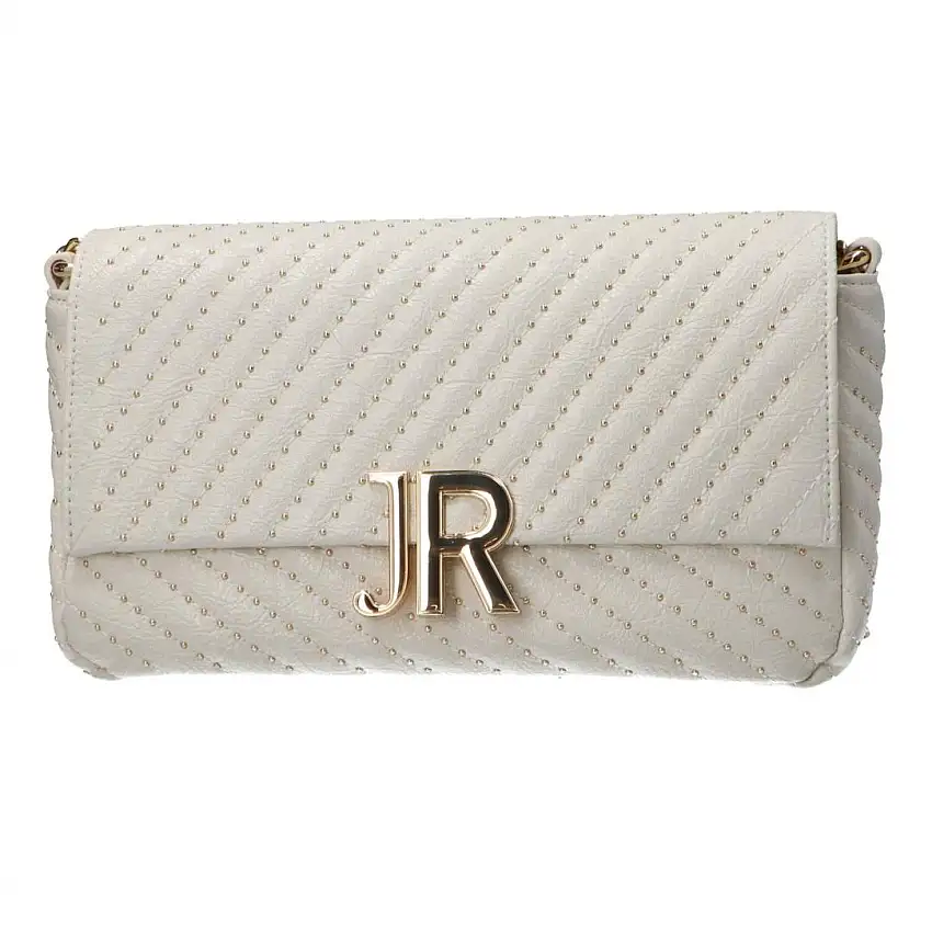 SHOULDER BAG AMIAR Bianco panna oro
