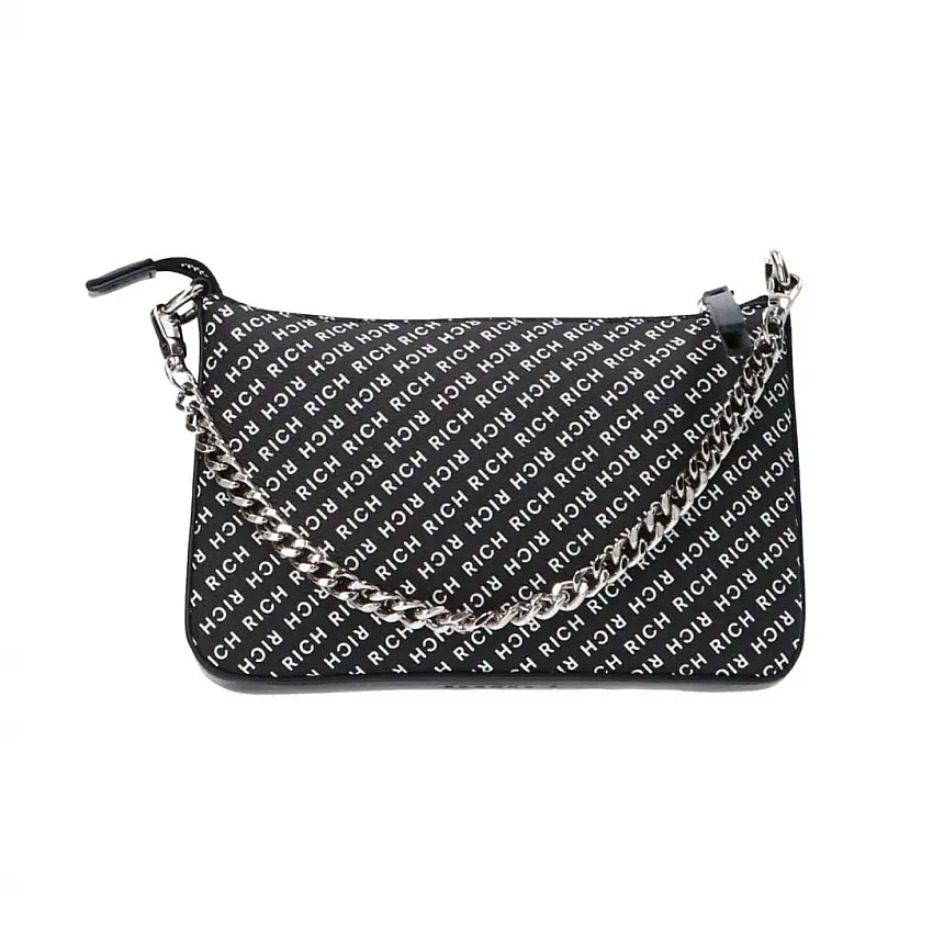 SHOULDER BAG DISCE Bianco nero