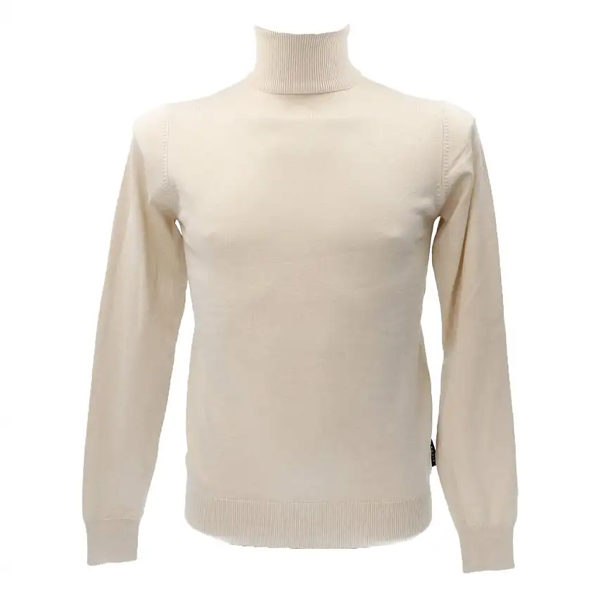 SWEATER TURTLENECK CUSMA Bianco Panna