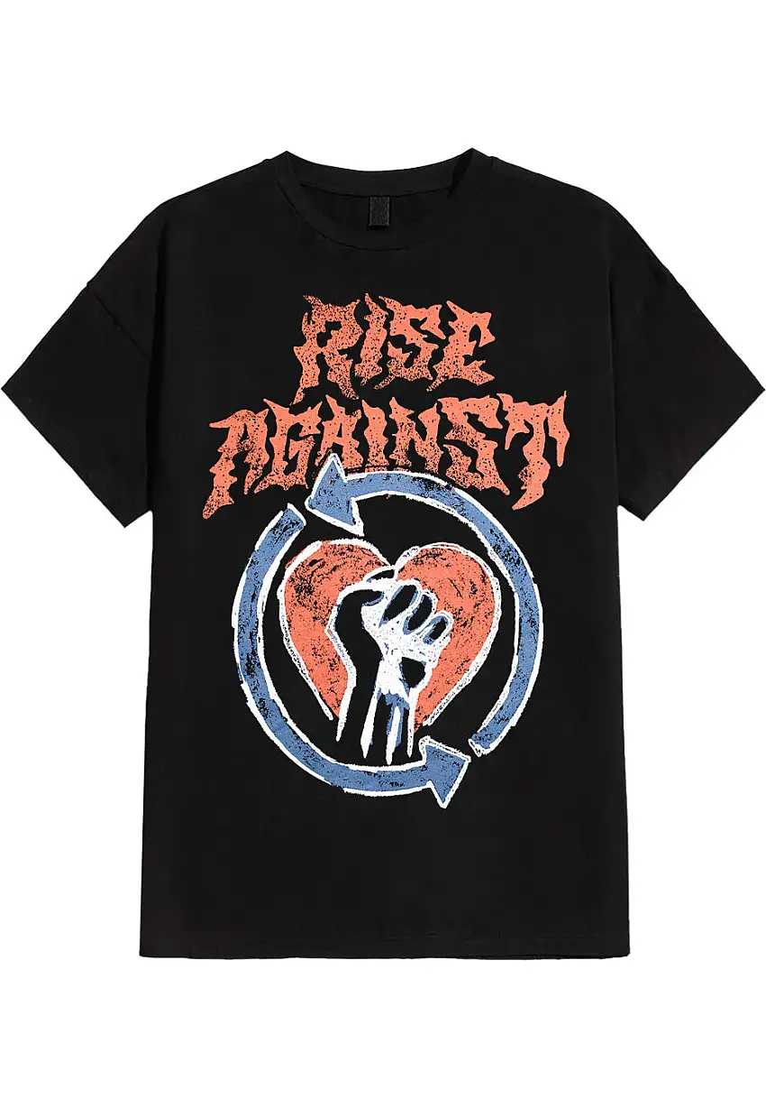 Rise Against - Chalk Heartfist - T-Shirt