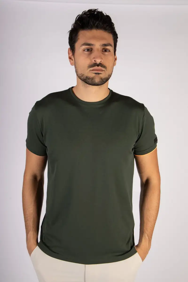 T-shirt Uomo shirty macro in cotone piquet