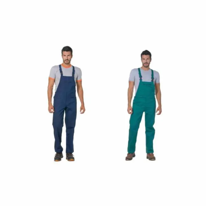 Salopette da Lavoro Multitasche 100% cotone Logica 9035BLU-L