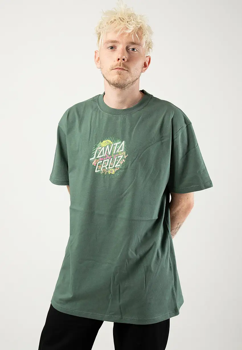 Santa Cruz - Asp Flores Dot Front Sage - T-Shirt
