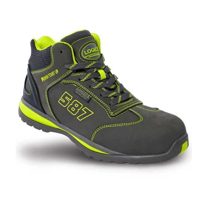 Scarpe Antinfortunistiche Alte Nabuk Metal-free Logica S3 SRA PLANET-44