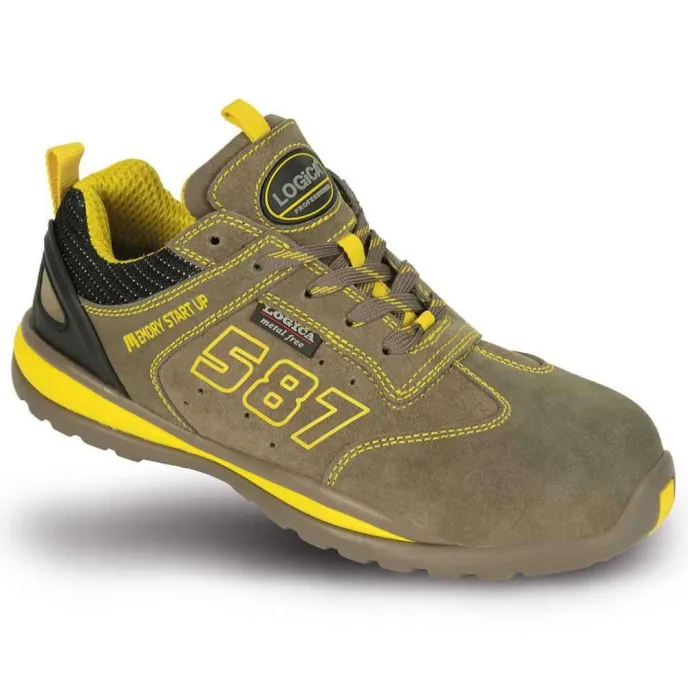 Scarpe Antinfortunistiche Basse Scamosciate Metal-free Logica S1P SRA DELTA-44