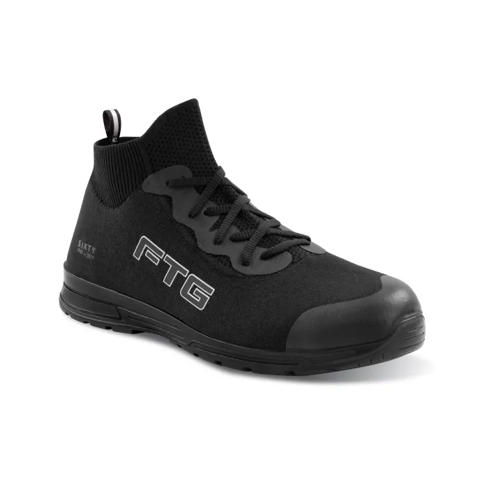 Scarpe antinfortunistiche FTG Black High S3 SRC ESD Alte Impermeabili