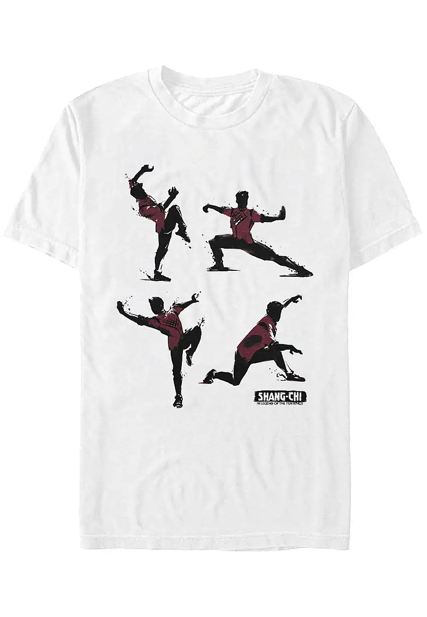Shang-Chi - Karate Poses White - T-Shirt