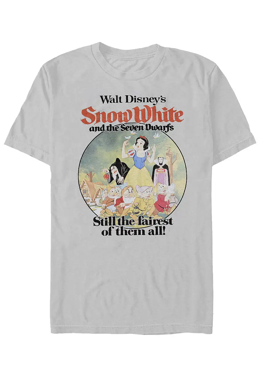 Snow White And The Seven Dwarfs - Fair Times Grey - T-Shirt