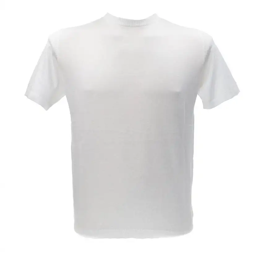 MAGLIA GIROCOLLO M.C. ME3022SS Bianco