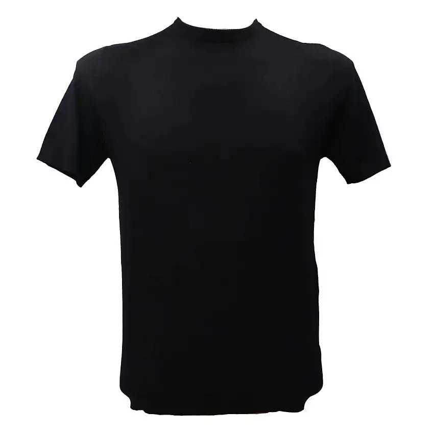MAGLIA GIROCOLLO M.C. ME3022SS Nero