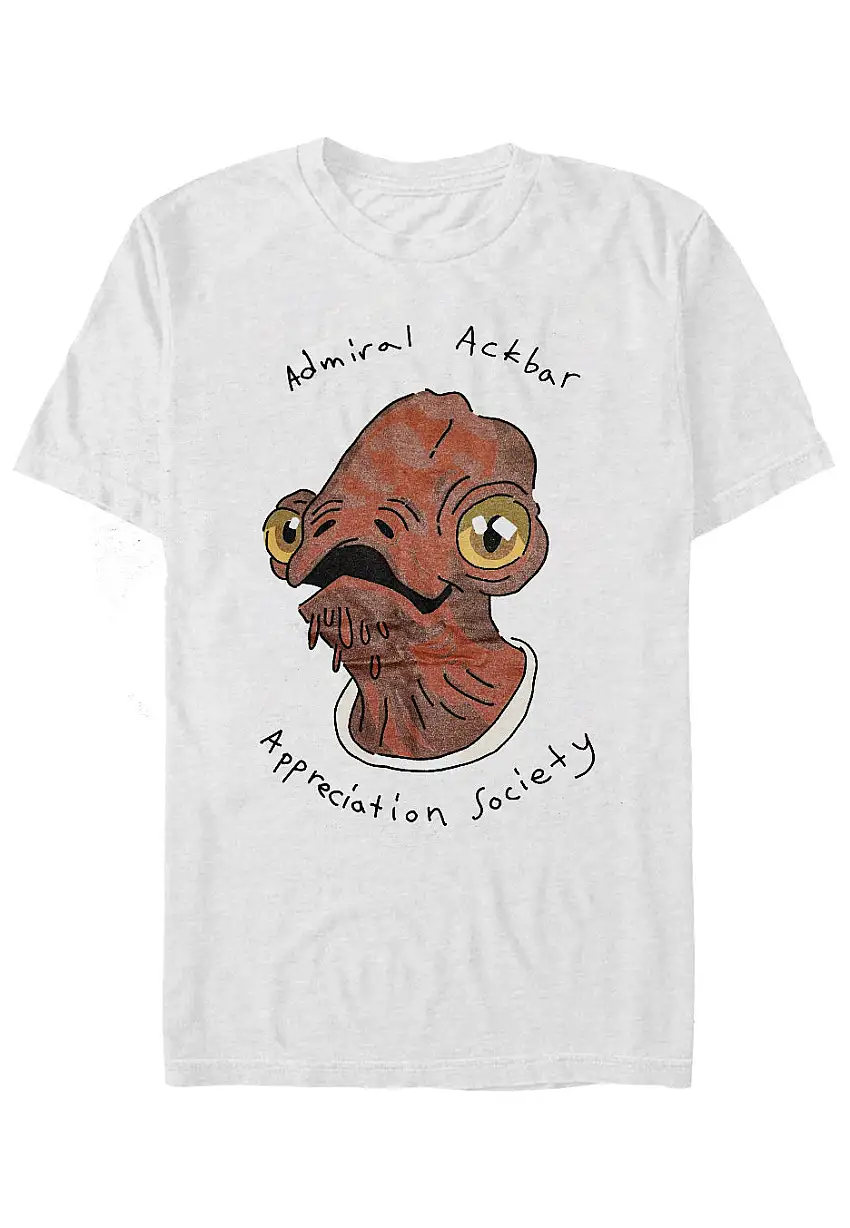 Star Wars - Admiral Ackbar Grey - T-Shirt