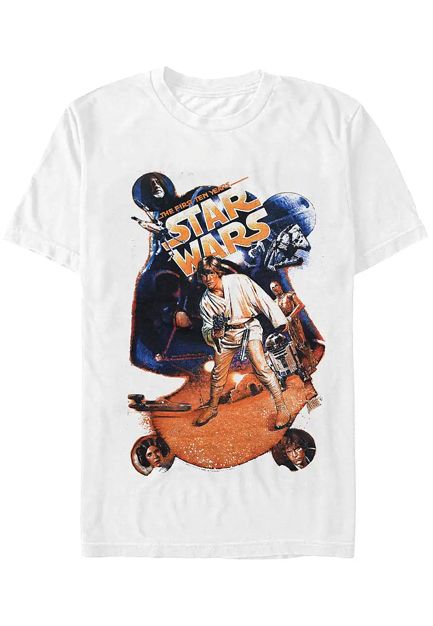 Star Wars - Luke Poster White - T-Shirt