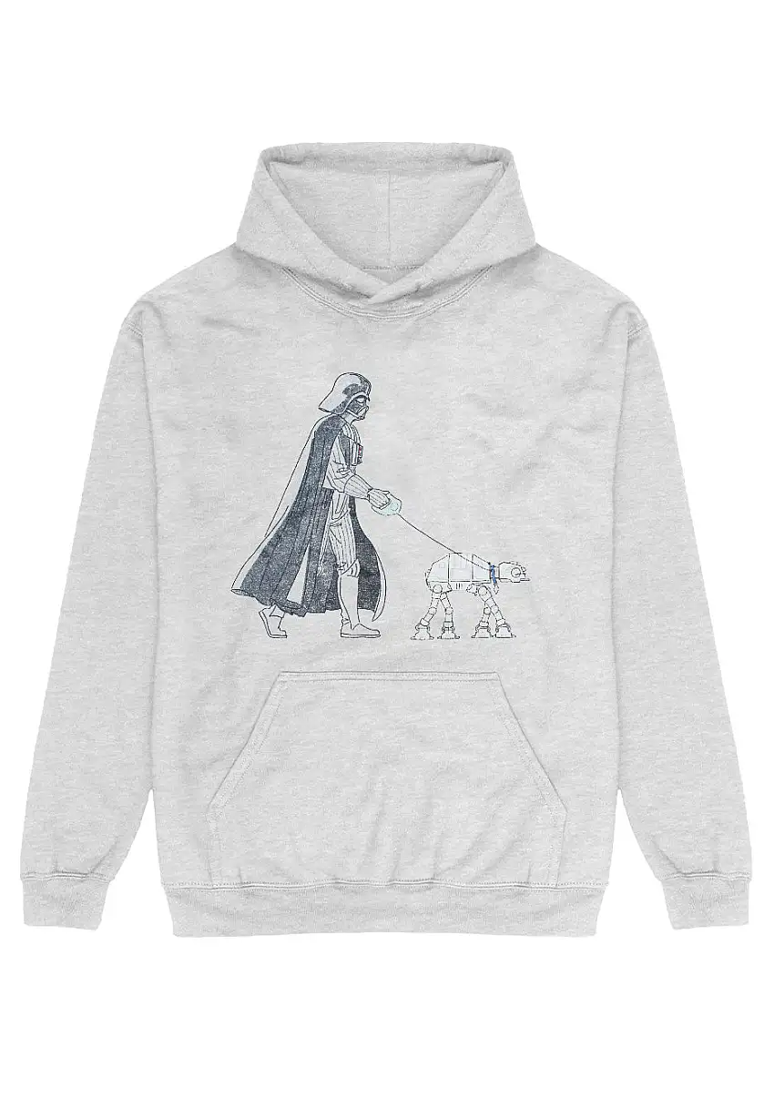 Star Wars - Vader Walker Heather Grey - Felpa con cappuccio