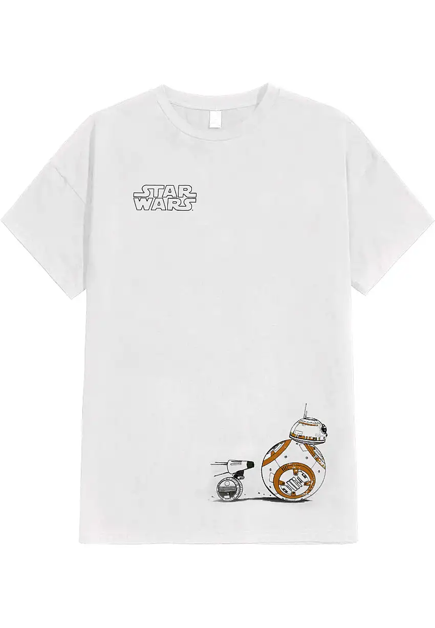 Star Wars: The Rise Of Skywalker - Droids White - T-Shirt