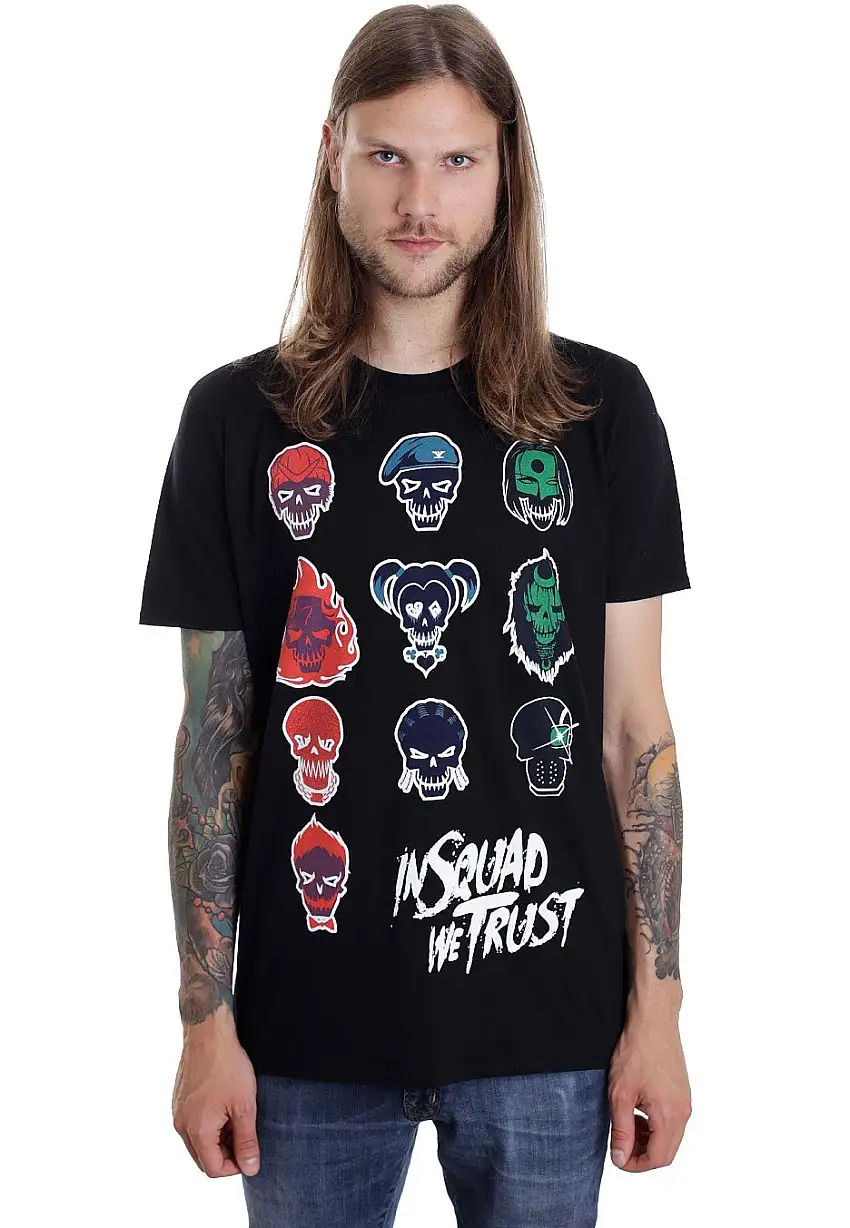 Suicide Squad - In Squad Faces - T-Shirt