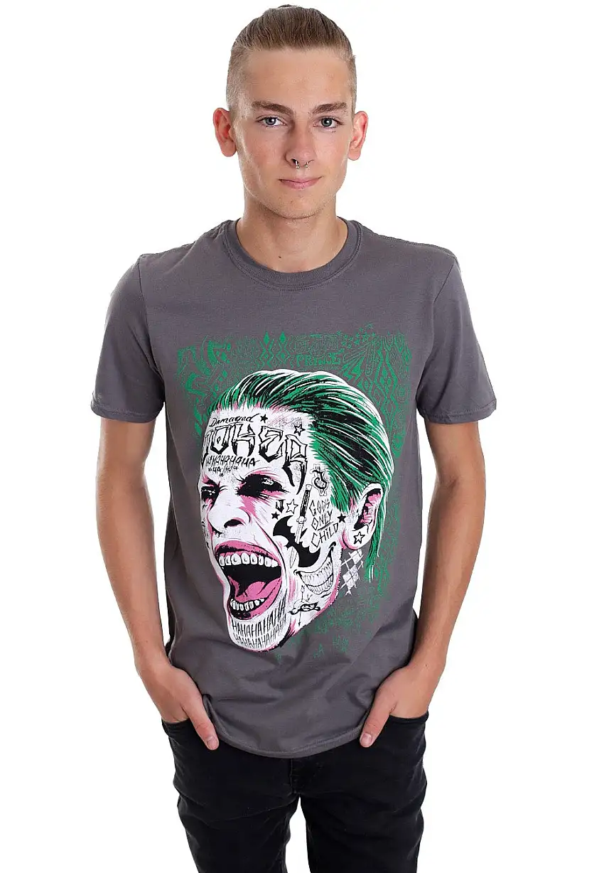Suicide Squad - Joker Tattooed Face - T-Shirt