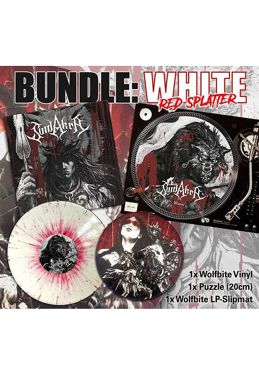 Suidakra - Wolfbite White/Red - Splattered Vinyl