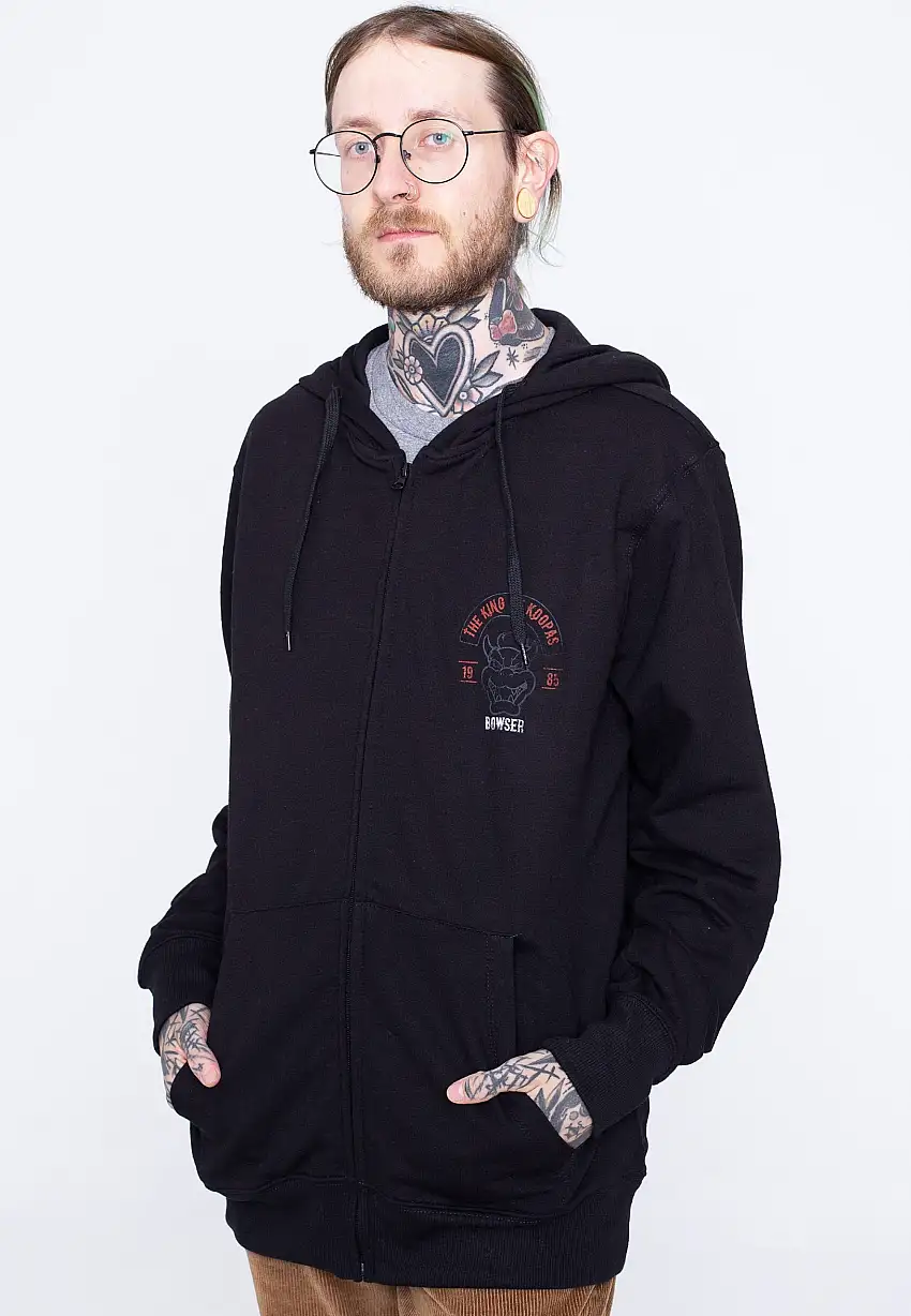 Super Mario - King of Koopa's - Felpa con zip