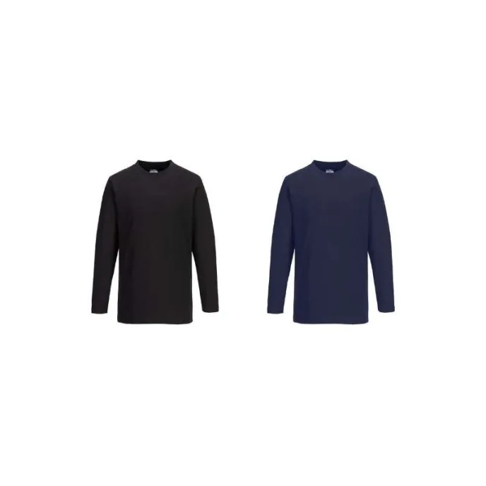 T-Shirt a maniche lunghe da Lavoro 100% Cotone Portwest B196