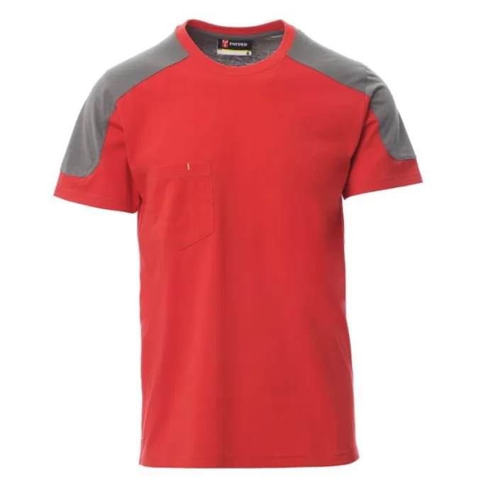 T-shirt Corporate Bicolore con Taschino sul Petto - Payper AY 7458