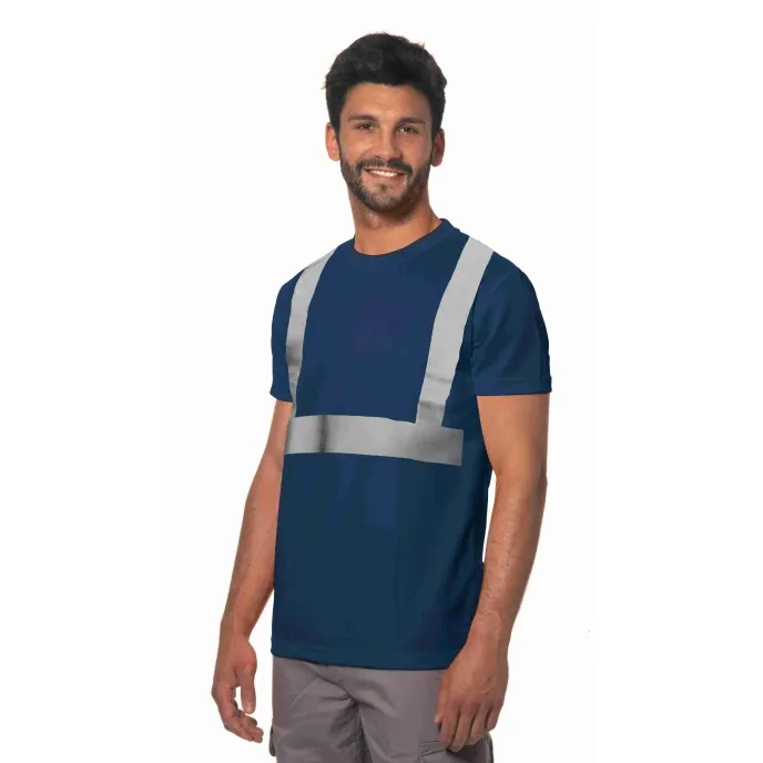 T-shirt da lavoro Alta visibilità 100% cotone manica corta Logica 993HV-L