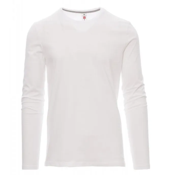 T-shirt Girocollo a Manica Lunga in Cotone Pineta - Payper AY 7500