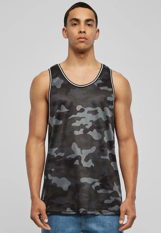 Urban Classics - Camo Mesh Darkcamo - Canotta