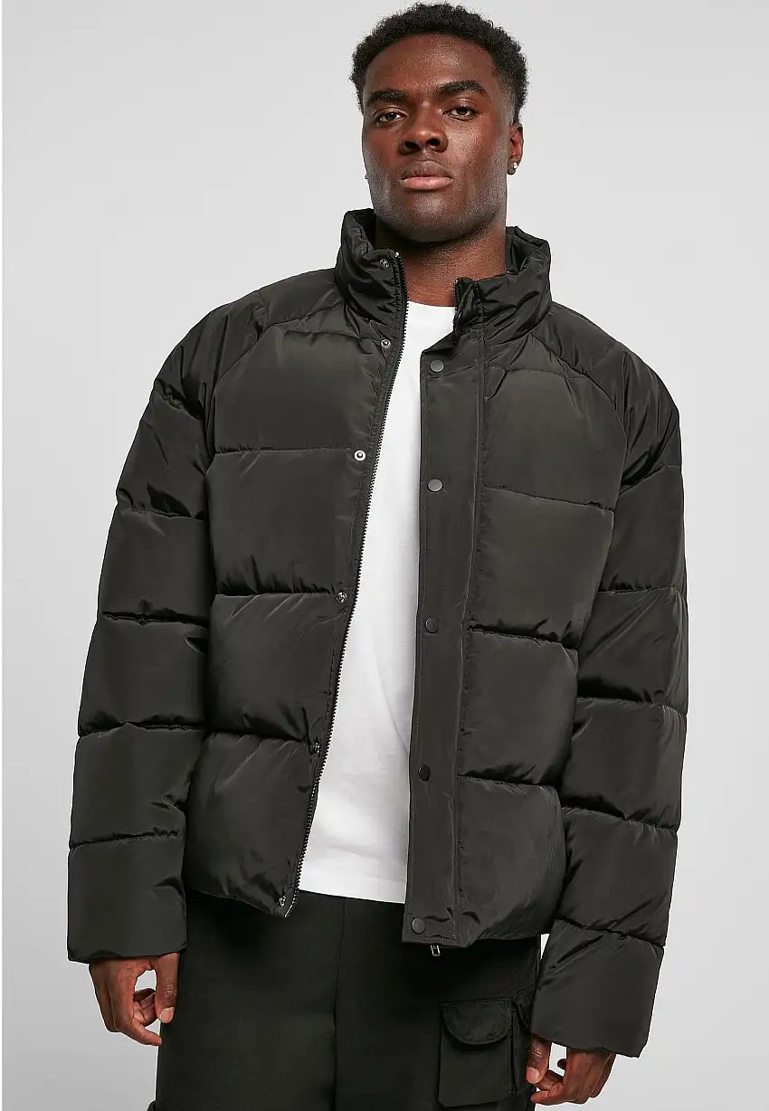 Urban Classics - Raglan Puffer Black - Giacca