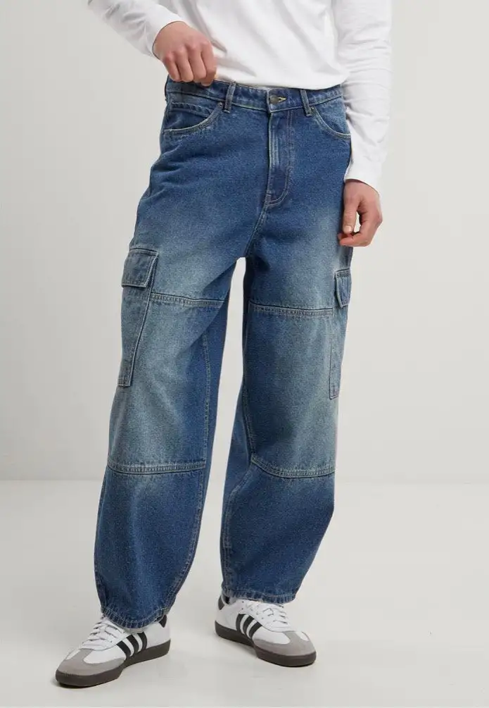 Urban Classics - Tapered Heavy Ounce Baggy Dirty Washed - Jeans
