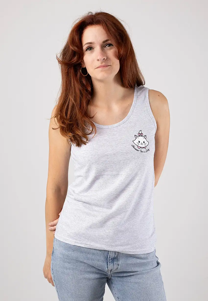 Aristocats - Lady Pocket Heather Grey - Canotta