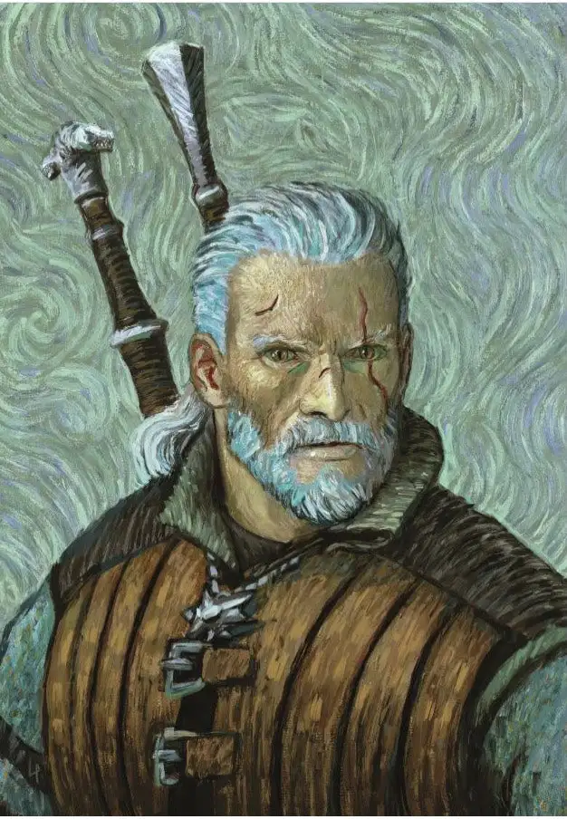 The Witcher - Van Gogh Geralt Maxi - Poster