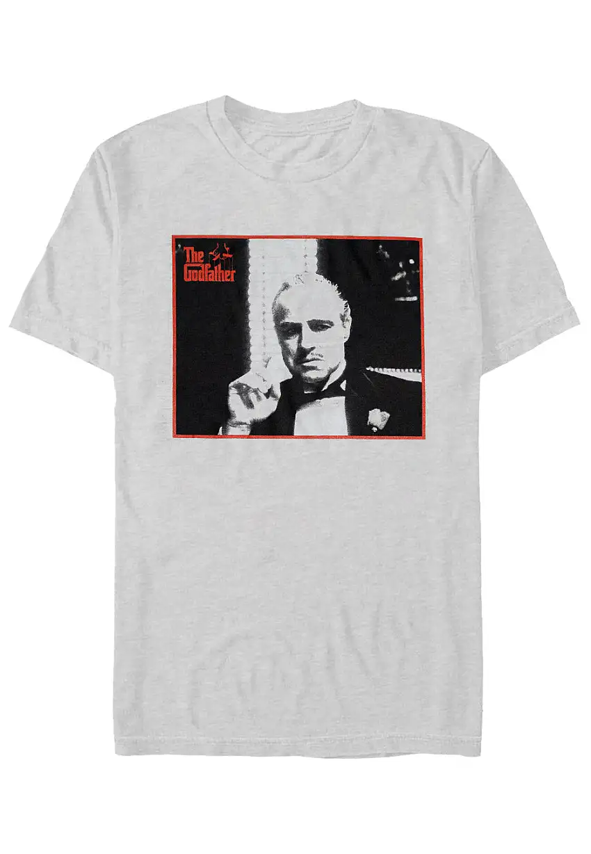 The Godfather - The Godfather Brando Grey/Red Border - T-Shirt