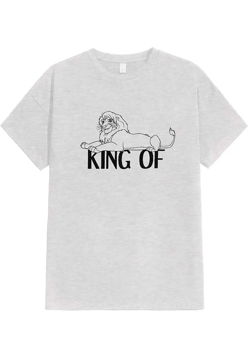 The Lion King - King Of Pride Rock Grey - T-Shirt