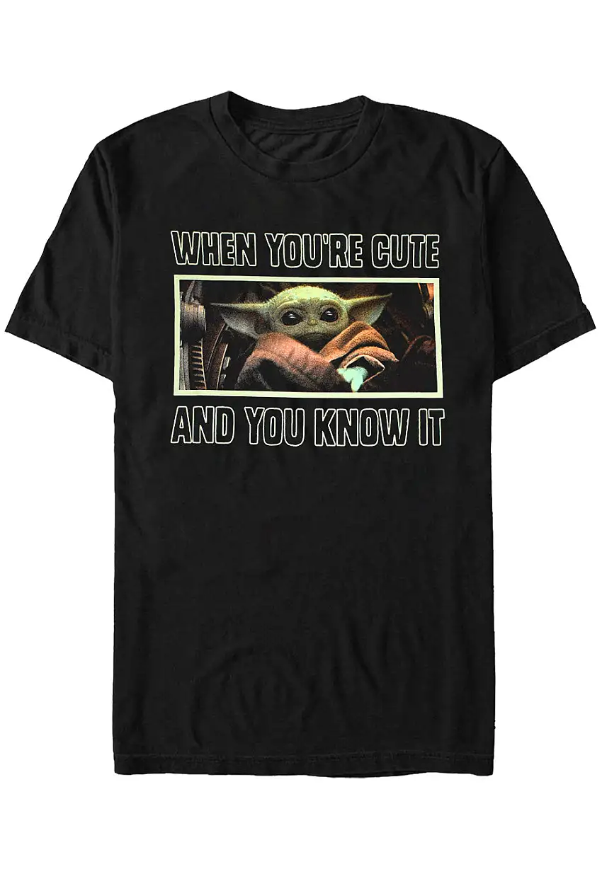 The Mandalorian - Cute And Knows It - T-Shirt