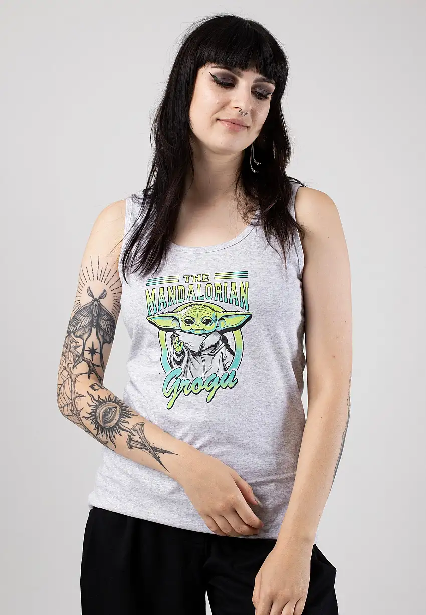 The Mandalorian - Grogu Collegiate Heather Grey - Canotta
