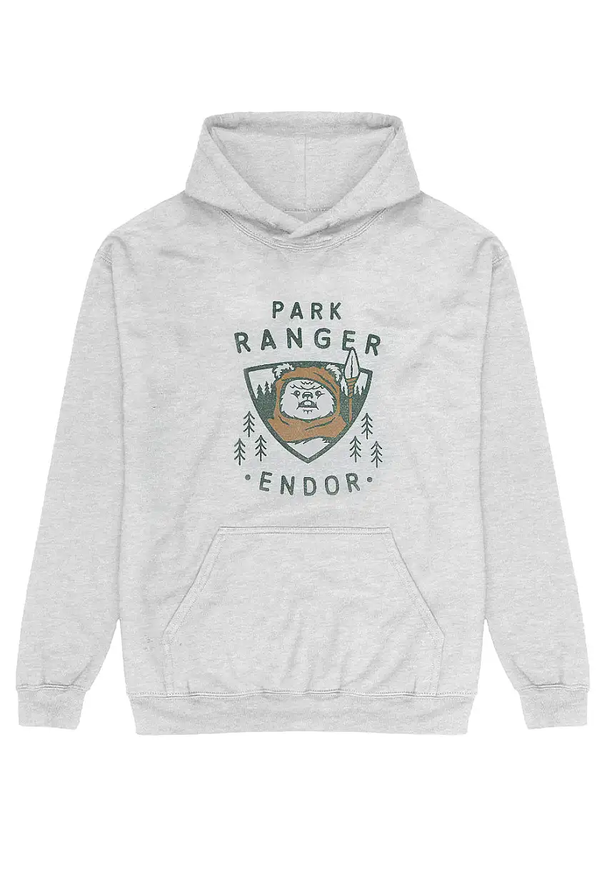 The Mandalorian - Park Ranger Heather Grey - Felpa con cappuccio