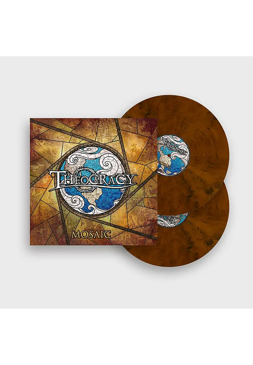 Theocracy - Mosaic Orange/Black - Marbled 2 Vinyl