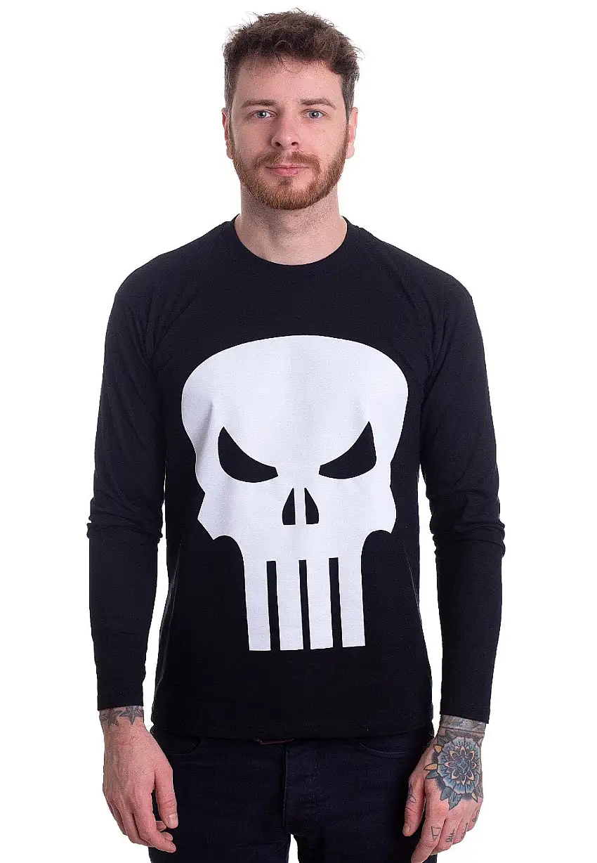 The Punisher - Skull - T-Shirt a maniche lunghe