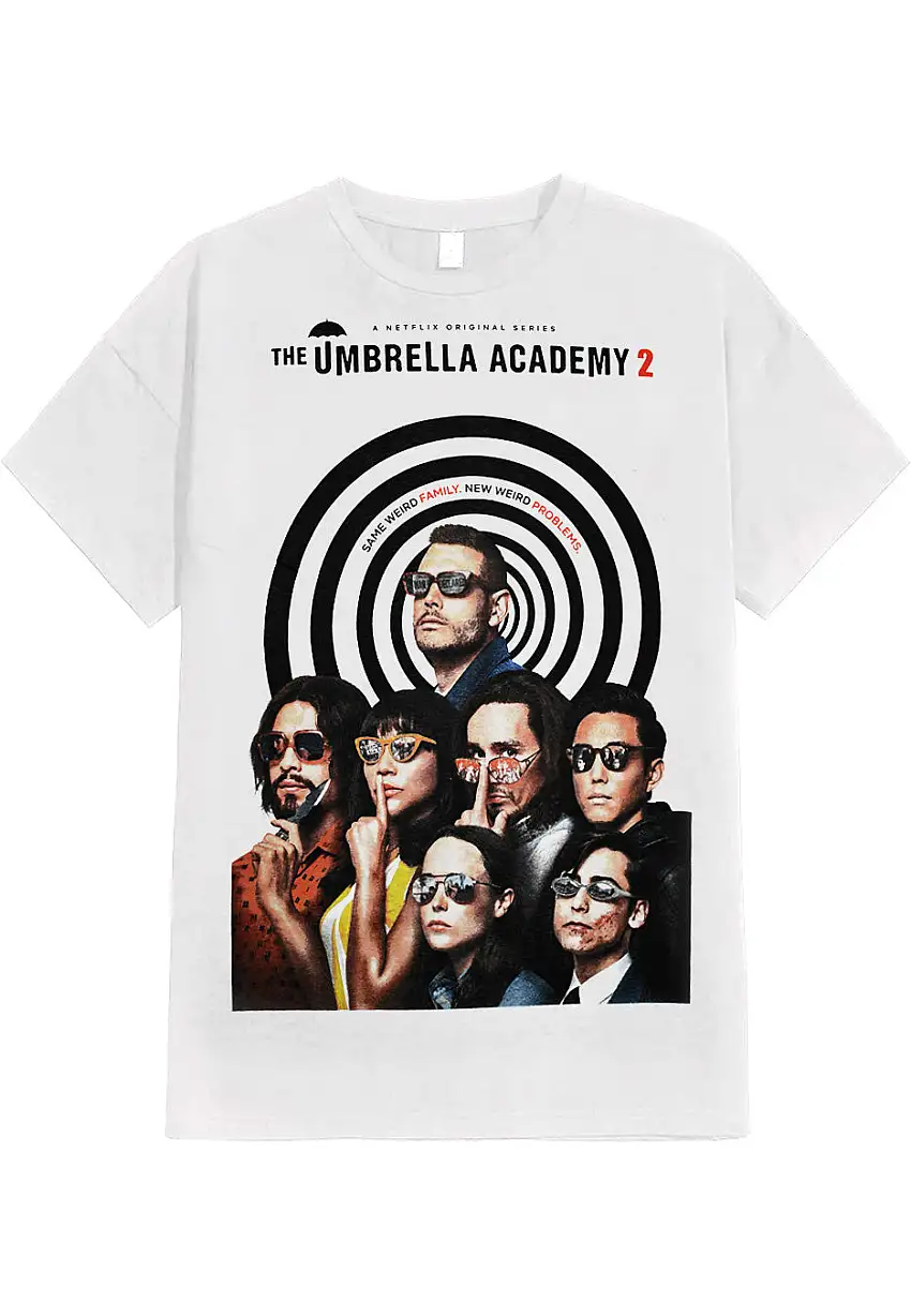 The Umbrella Academy - Season 2 Poster White - T-Shirt