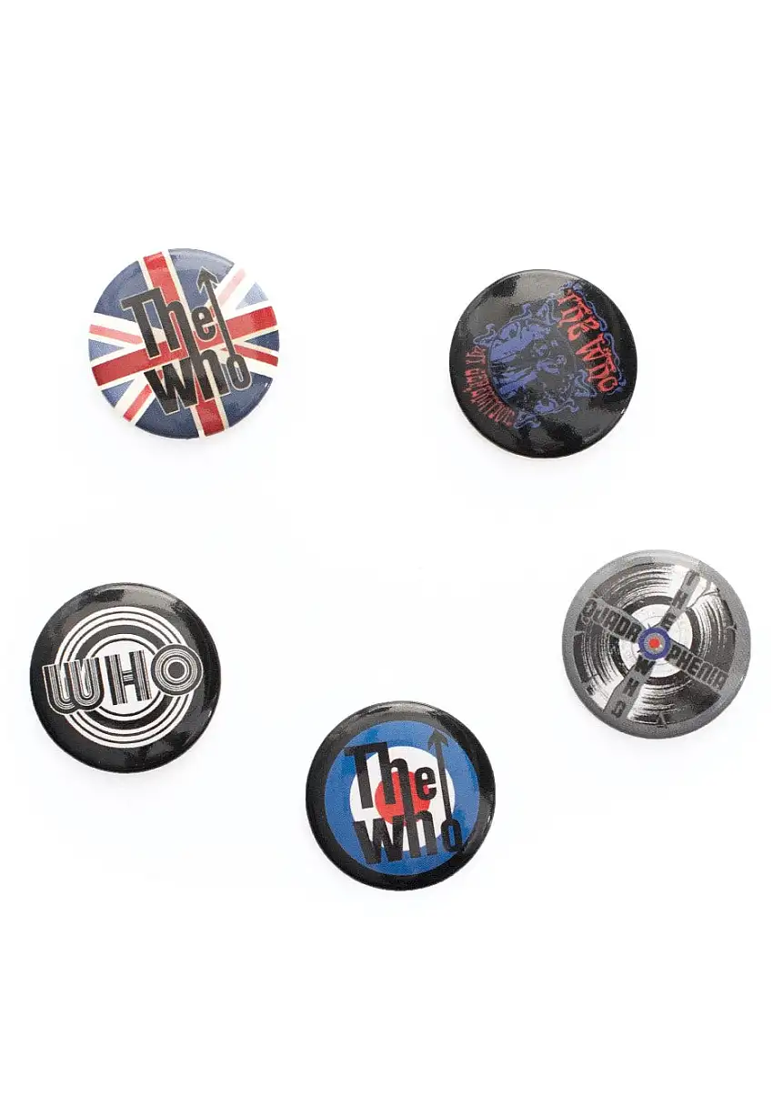 The Who - Quadrophenia Pack Of 5 - Set di bottoni