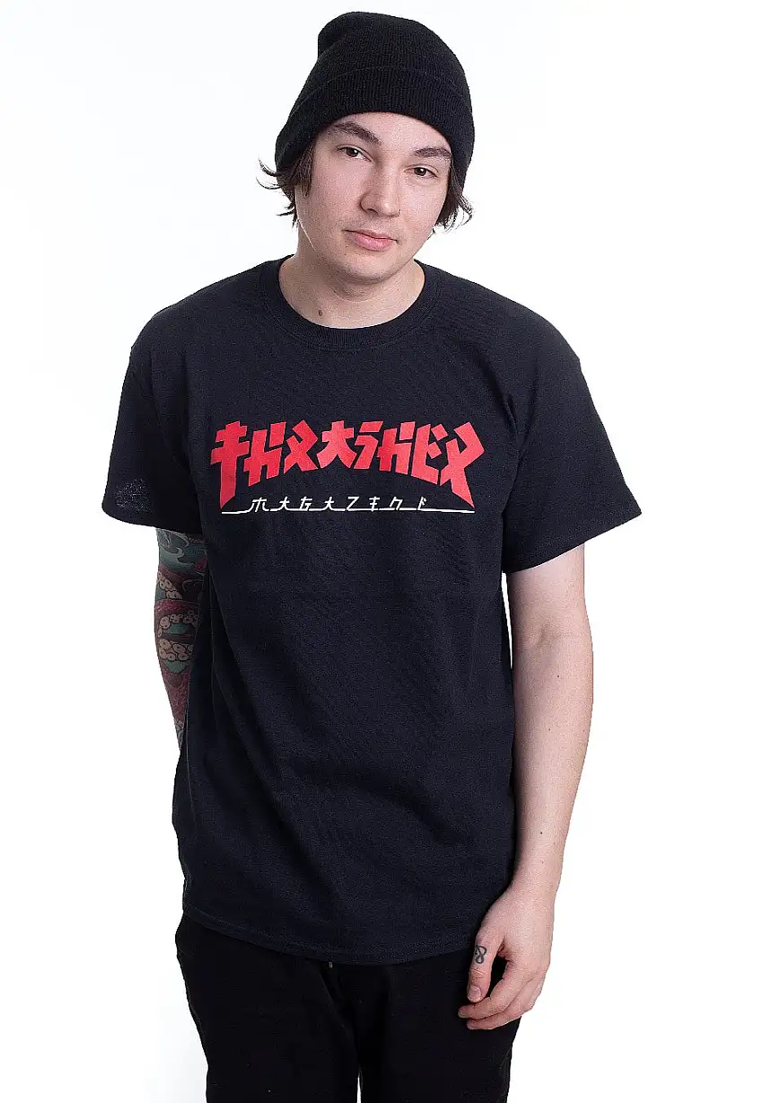 Thrasher - Godzilla Tee Black - T-Shirt